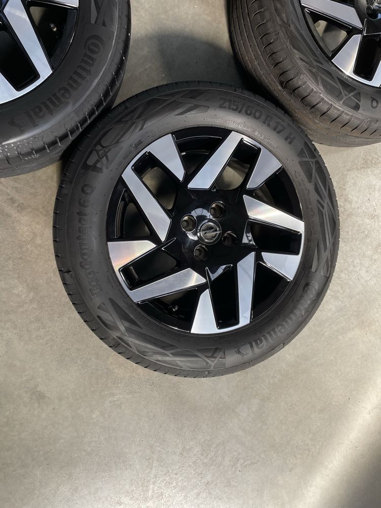 Kola felgi opel mokka B II 17 cali 4x108 opony 215/60/17 continental