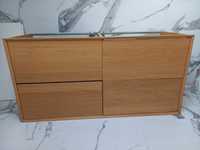 Szafka lazienkowa szafki szuflady ikea agata meble drewno
