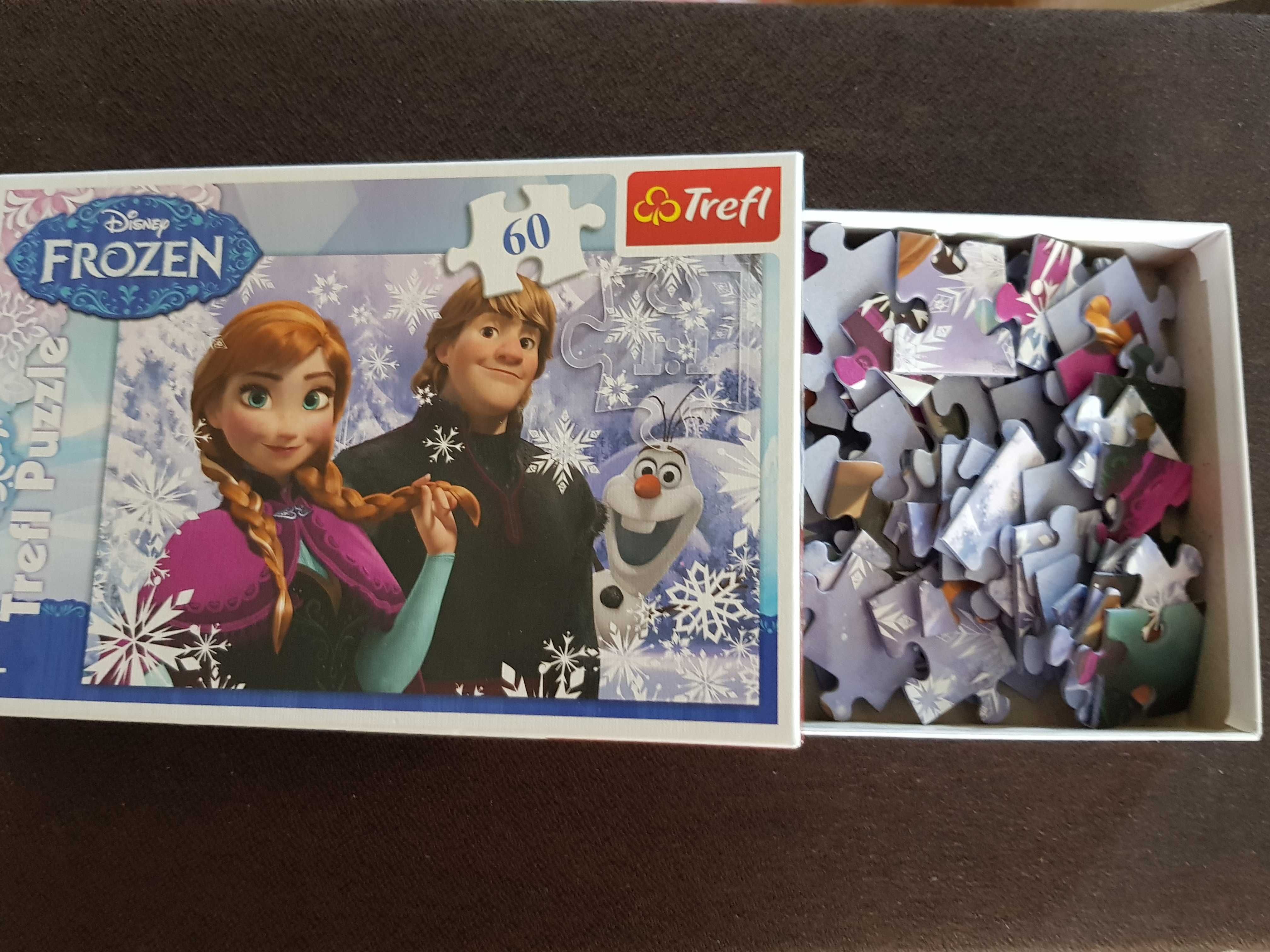 Puzzle Frozen firmy Trefl 60 elementów