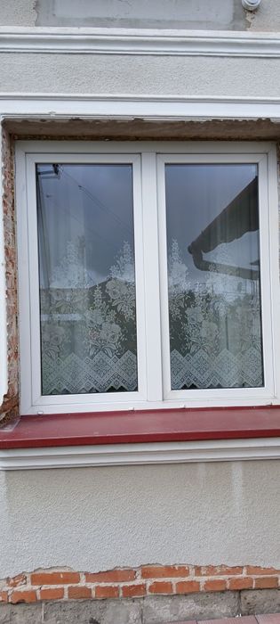 Okno pcv białe 2 szybowe 150x152