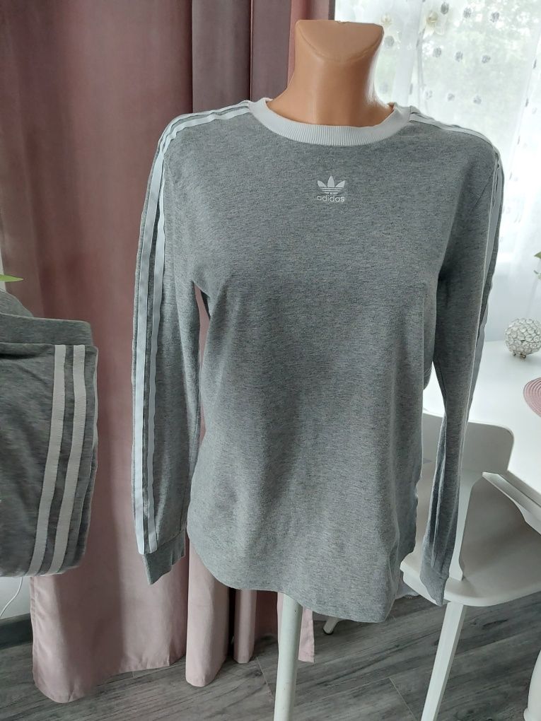 Zestaw leginsy bluza adidas s m