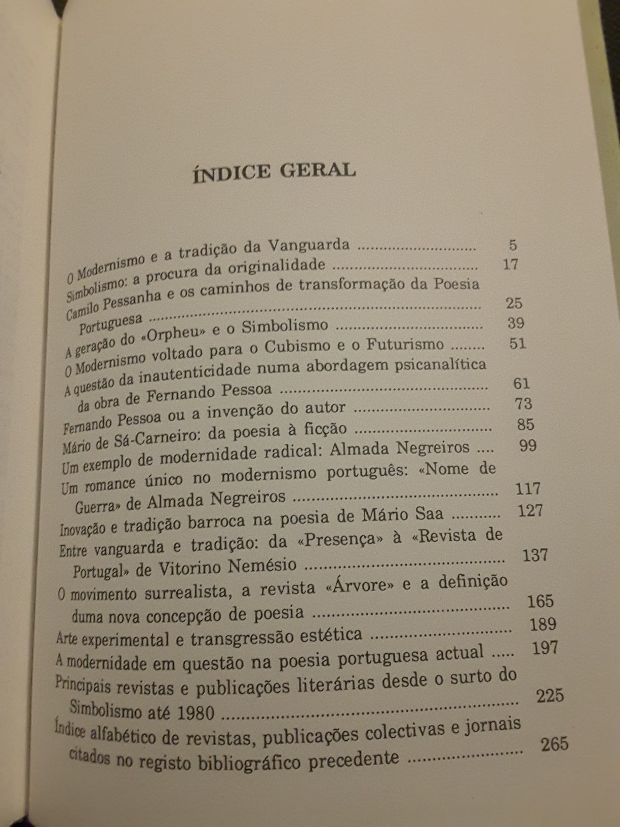 Cardoso Pires/ Simbolismo, Modernismo