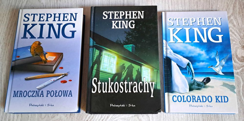 3x Stephen King Colorado Kid + Stukostrachy + Mroczna połowa