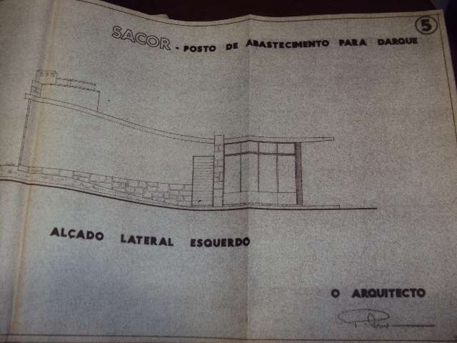 Projecto Arquitectura e Engenharia Posto SACOR de Darque 1960