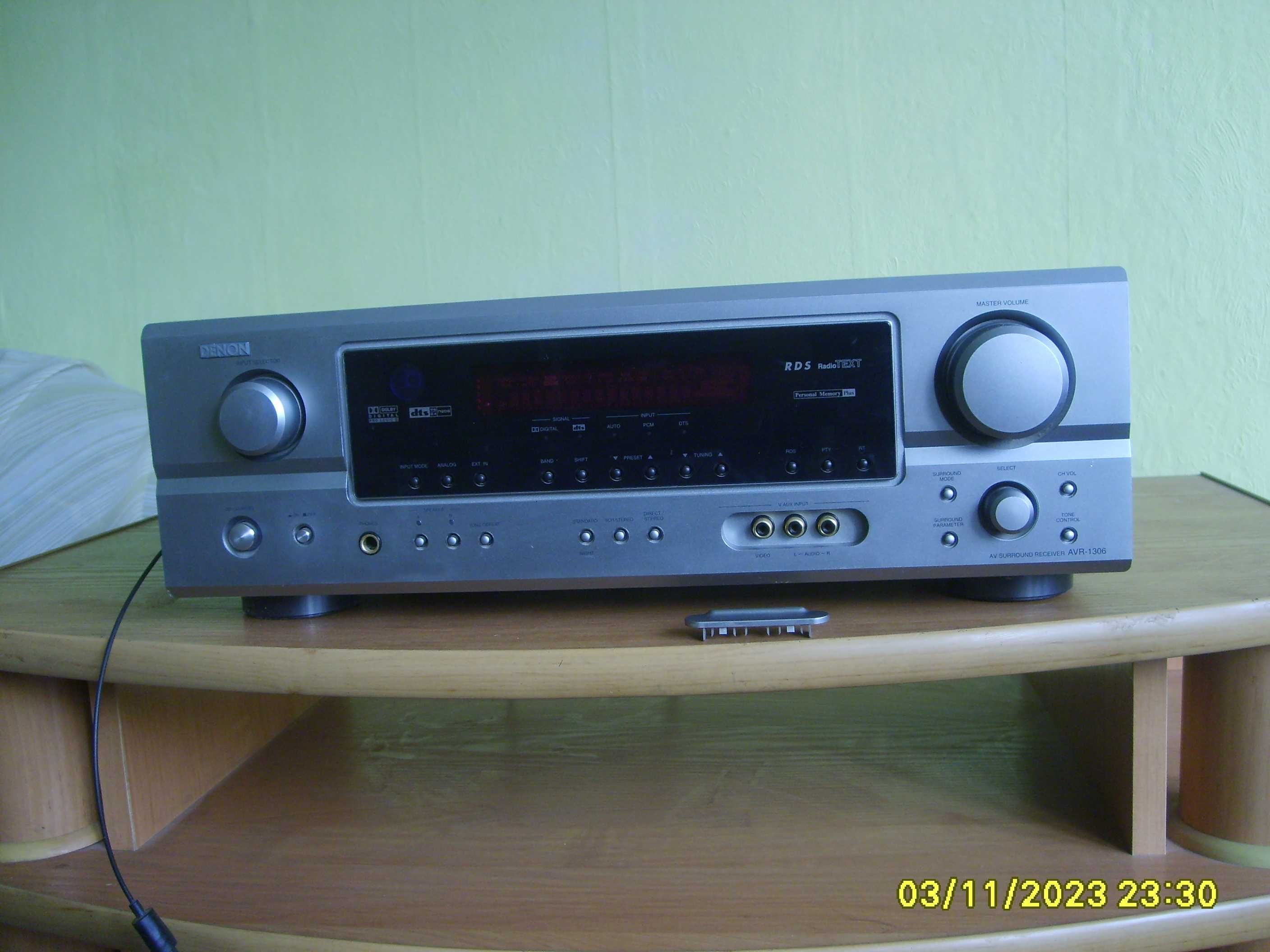 Amplituner Denon AVR - 1306 do kina domowego 5.1