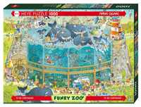 Puzzle Heye 1000 peças "Funky Zoo - Ocean Habitat" Marino Degano