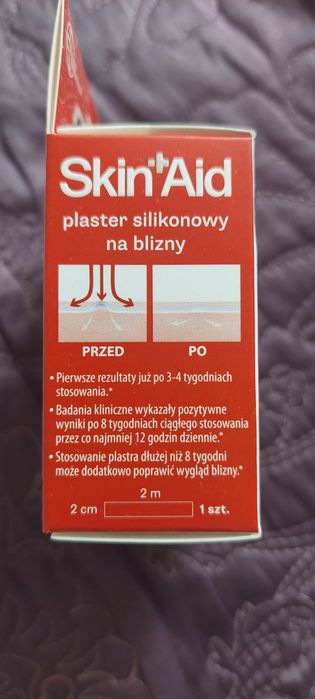 Silikonowy plaster na blizny