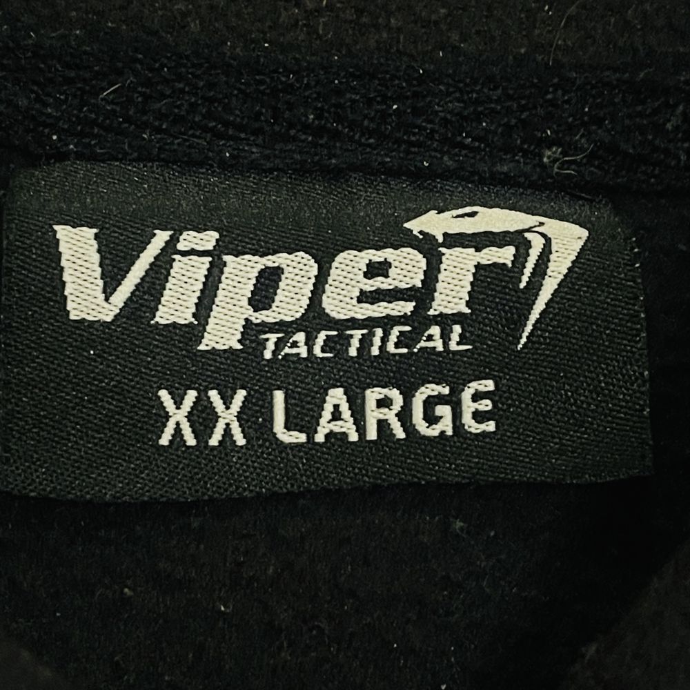 Черное тактическое худи Viper Tactical термо флис