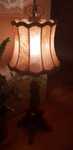 Lampa dębowa unikat okucia