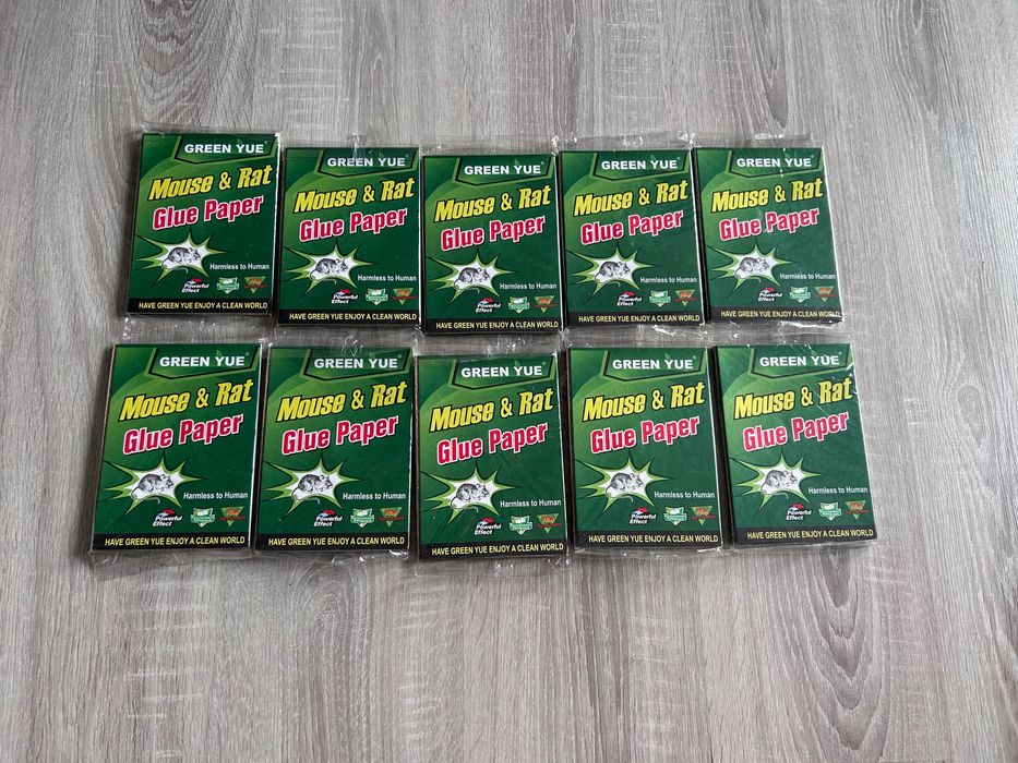 Pułapka lep na myszy szczury mała 24x17 cm 10 sztuk