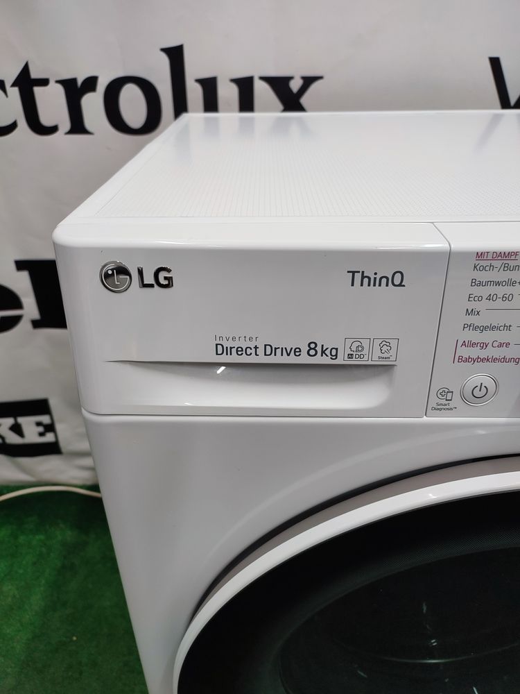 Пральна машина LG ThinQ™ Steam, TurboWash, TwinWash, WiFi 8kg A+++