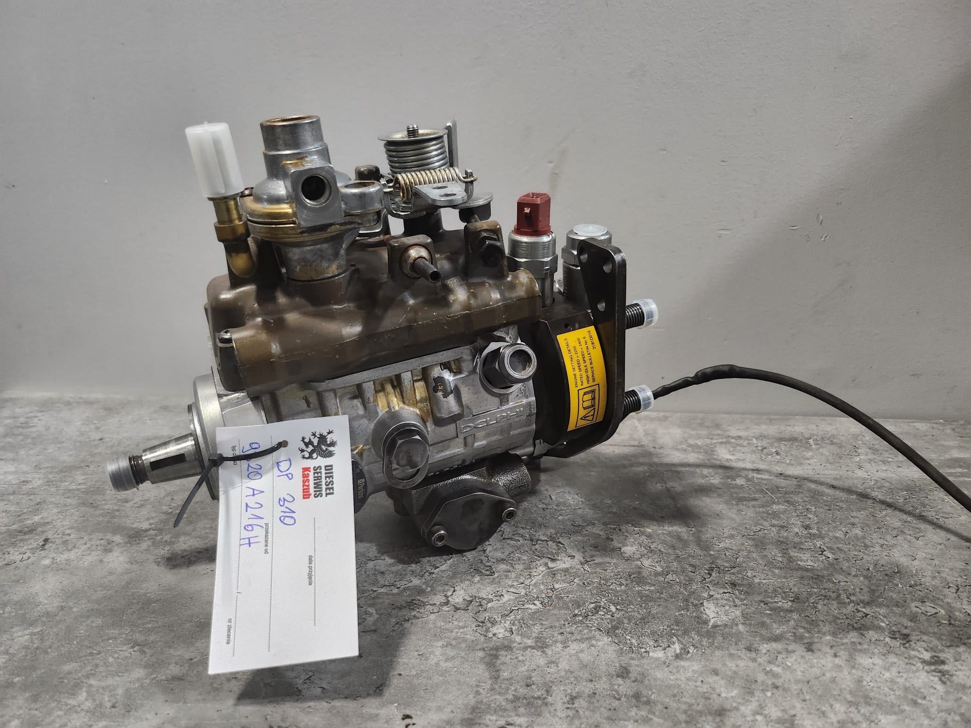 Pompa wtryskowa PERKINS 9320A216H DP310 DELPHI