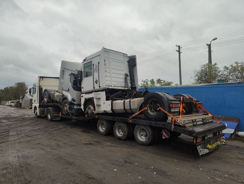 Naczepa niskopodwoziowa Schmitz mocna wciągarka!