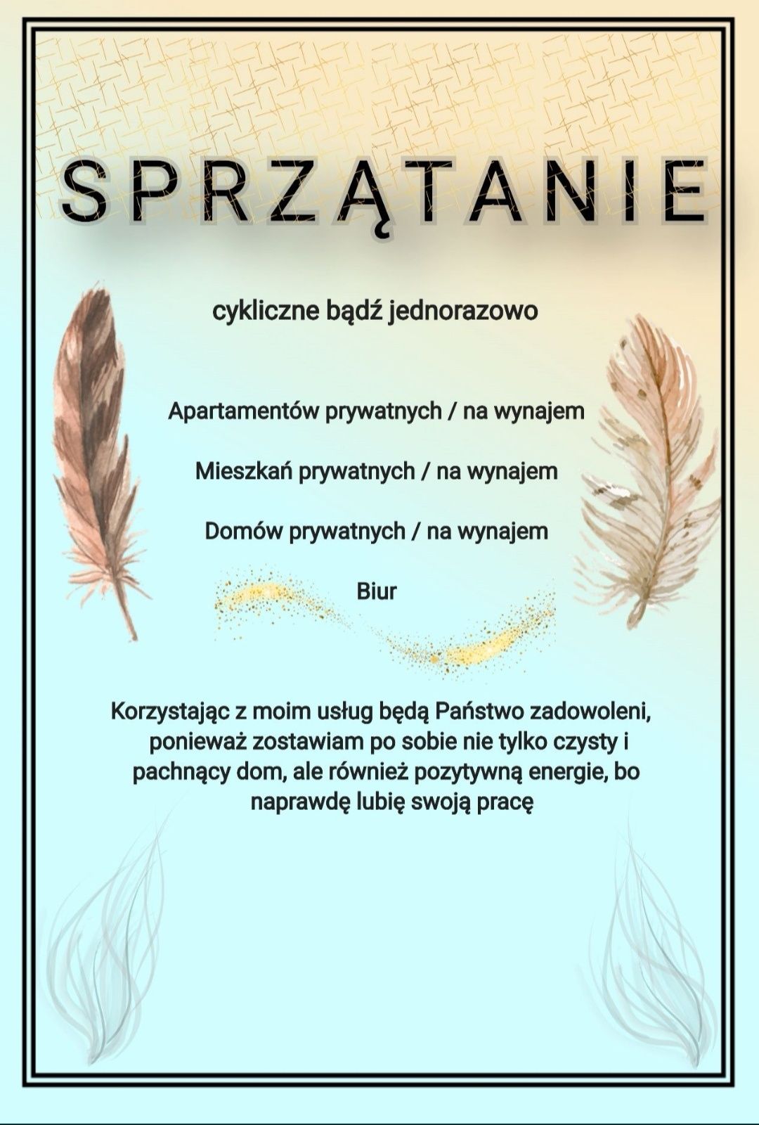 Sprzątanie biur mieszkań i nie tylko