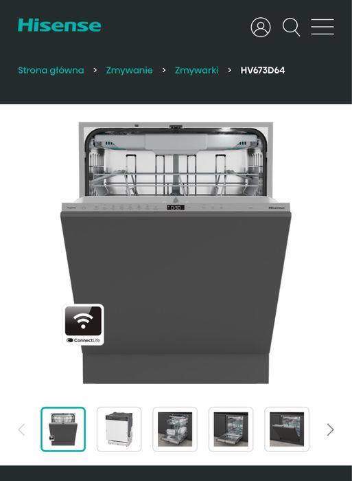 zmywarkę HISENSE HV673D64 nowa