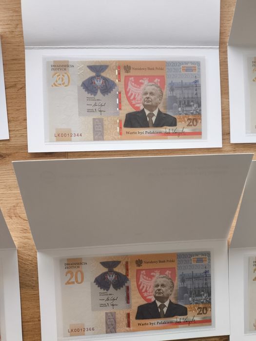 20 zł Lech Kaczyński - banknot kolekcjonerski