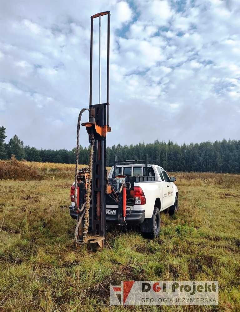 Geolog, badania geologiczne geotechniczne gruntu, badania zagęszczenia