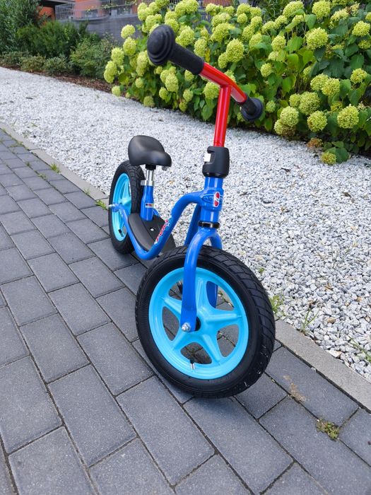 Dziecięcy rowerek biegowy Puky LR 1L Niebieski - Koła 12" - Stopka