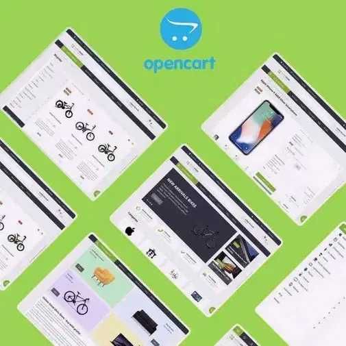 Opencart - готовые варианты магазинов под ключ за 1 день