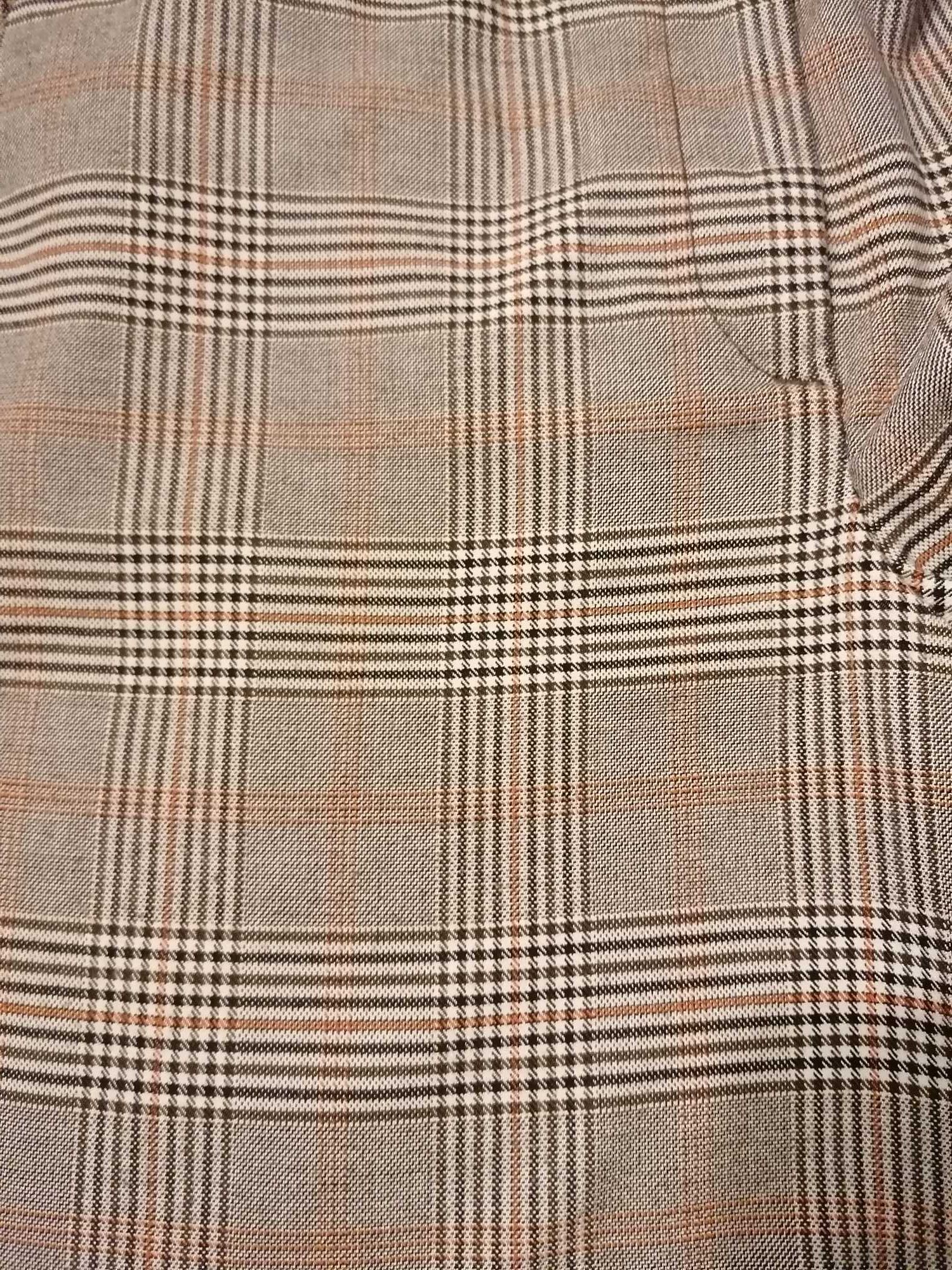 Spodnie w kratkę, H&M, r. 38,modne