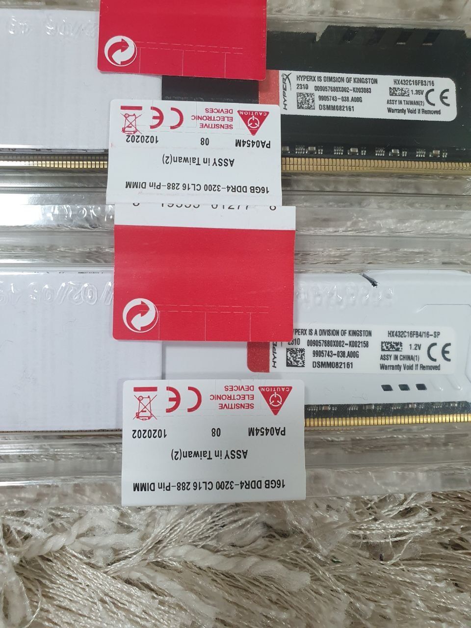 Hyper X HyperX Fury DDR4 16Gb 3200 МГц, оперативная память Kingston