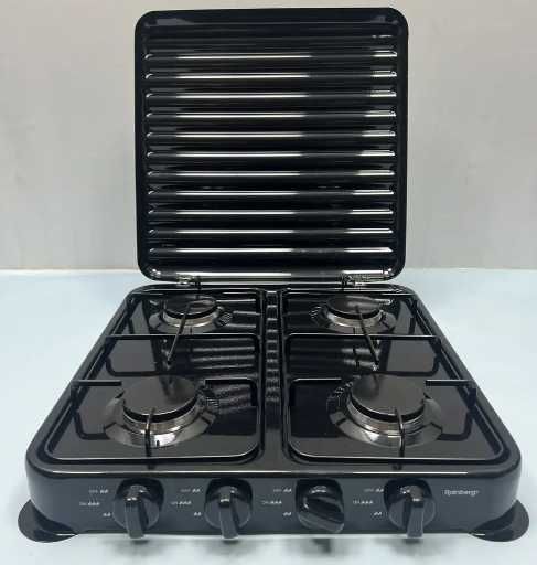 Настільна плита для балонного газу. Газова плита на 4 конфорки