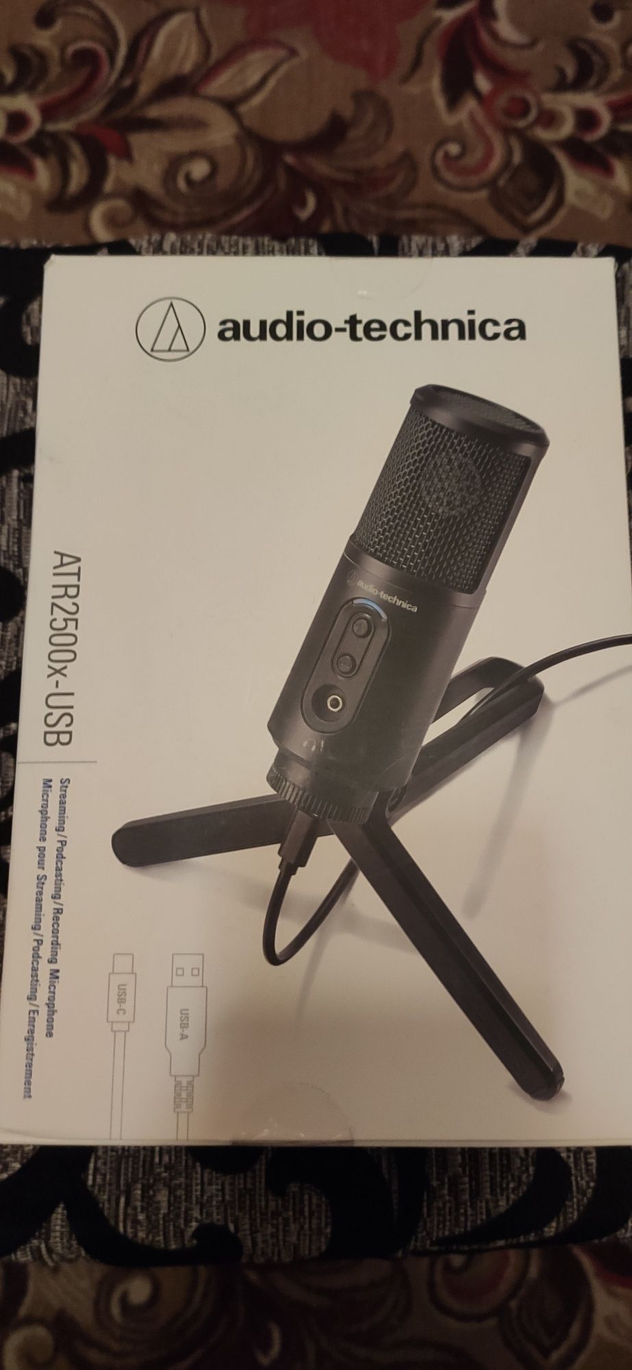 Мікрофон студійний/ для ПК / для подкастів Audio-Technica ATR2500x-USB