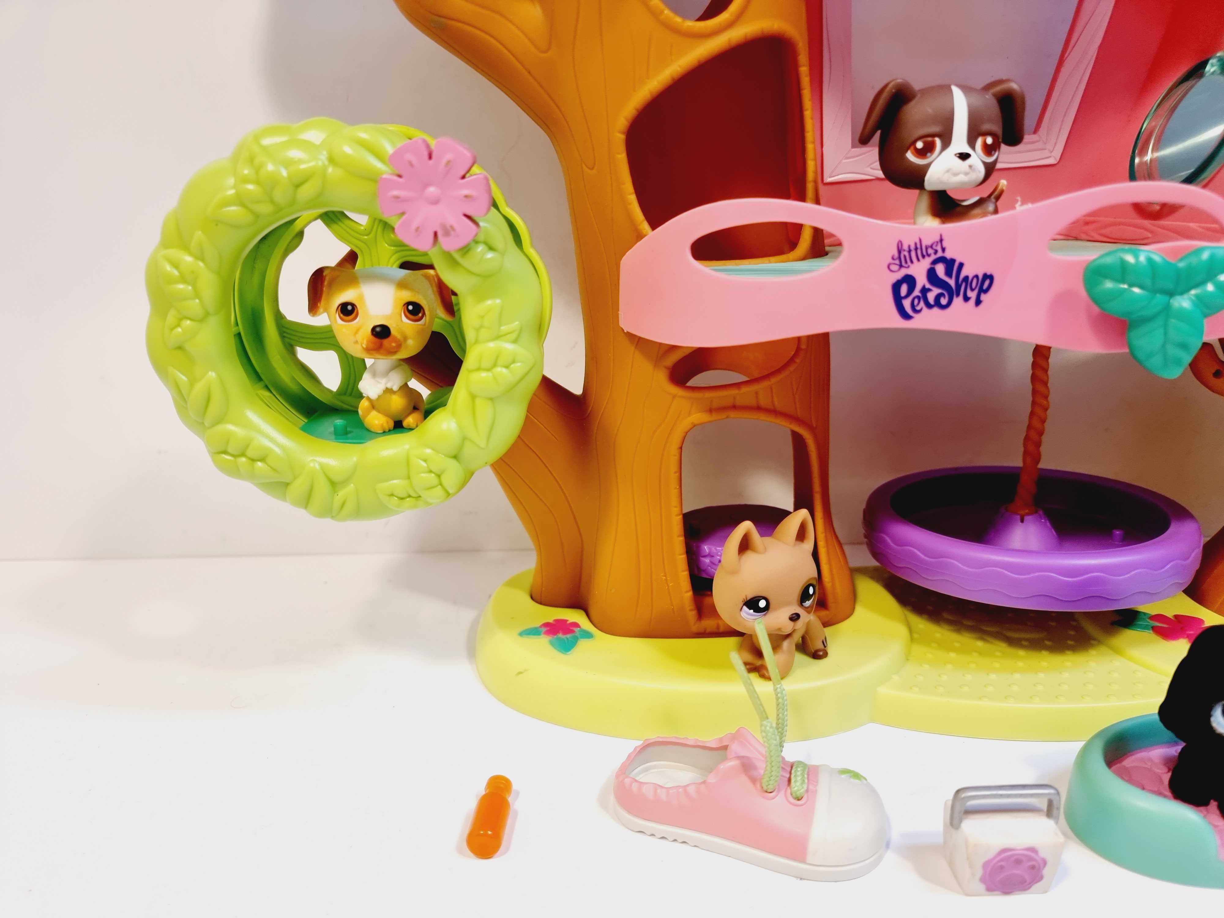 Littlest Pet Shop - Mega Domek Drzewo + Figurki Pieski   UNIKAT