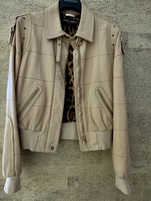 Бомбер з натуральноі шкіри Dolce Gabbana ( оригінал)