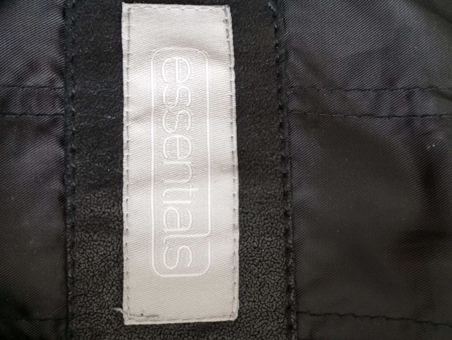 Essentials Kurtka męska skórzana czarna rozm.XL