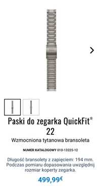 Bransoleta Garmin QuickFit® 22mm MARQ®
