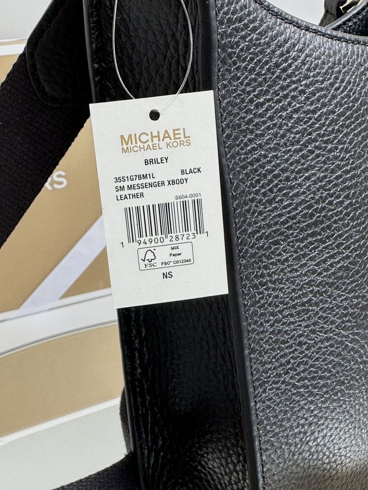 Michael KORS ОРИГІНАЛ сумка/ Briley Small Pebbled Leather jet set