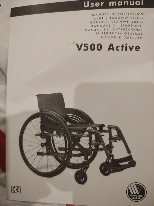 Wózek inwalidzki aktywny V500 Active VERMEIREN