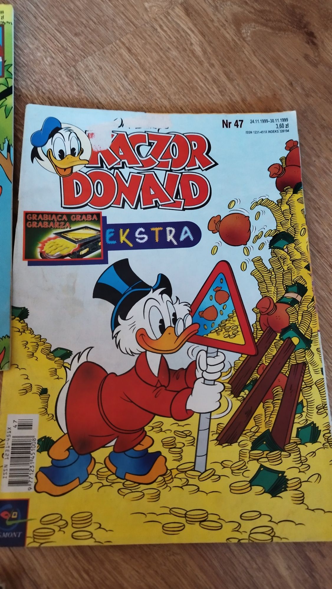 Komiksy Walt Disney Kaczor Donald 1997 rok
