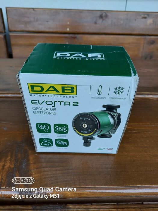 Nowa pompa obiegowa energooszczędna DAB-Evosta2-40-70/130
