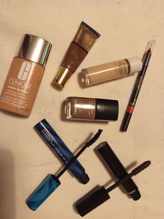 Zestaw kosmetyków do makijażu Chanel Shiseido Clinique Mac