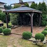 Altana ogrodowa MALTA 3x3 altanka wiata pergola zadaszenie słupy 12x12
