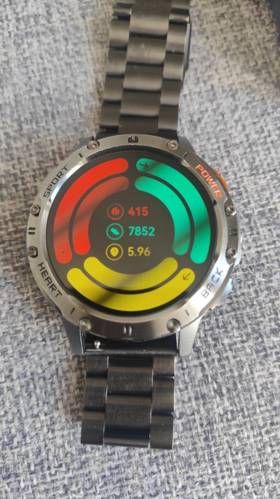 Smartwatch, zegarek, amoled, ip68, rozmowy