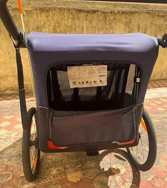 Atrelado de bicicleta para crianças