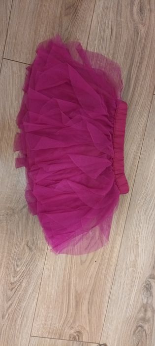 Spódniczka tiulowa róż r.104-116