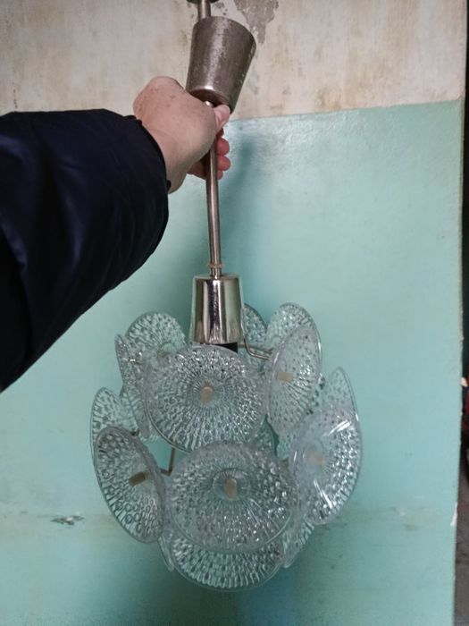 Люстра хрустальная Спутник Одуванчик СССР