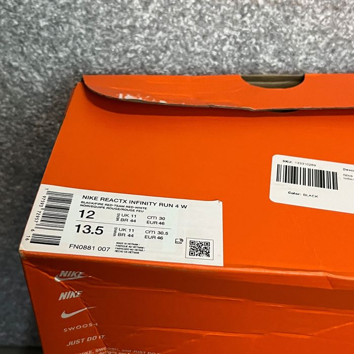США! Мужские кроссовки Nike ReactX Infinity Run 4 Wide