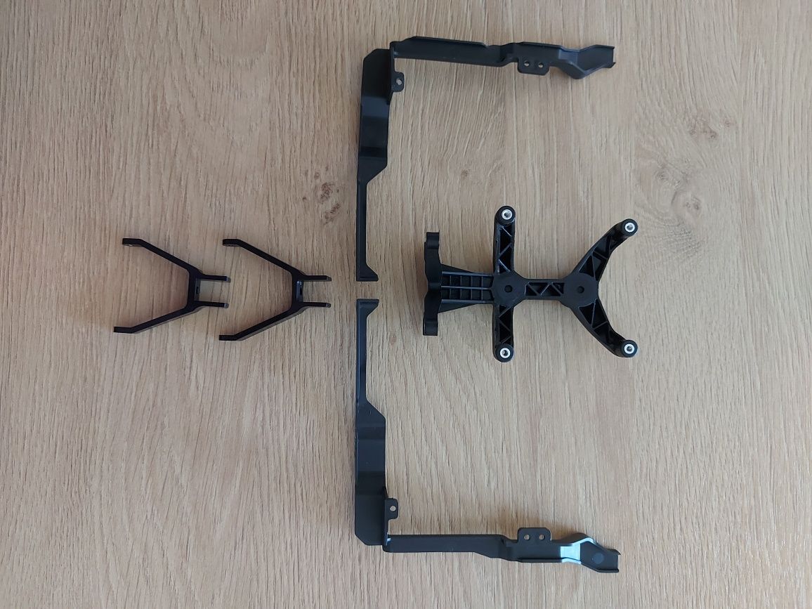 Dron Dji Inspire 1 - zacisk kabli (L+P), mocowanie Lightbridge i nos