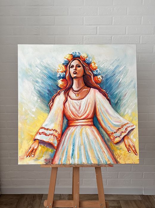 Картина в патріотичному стилі