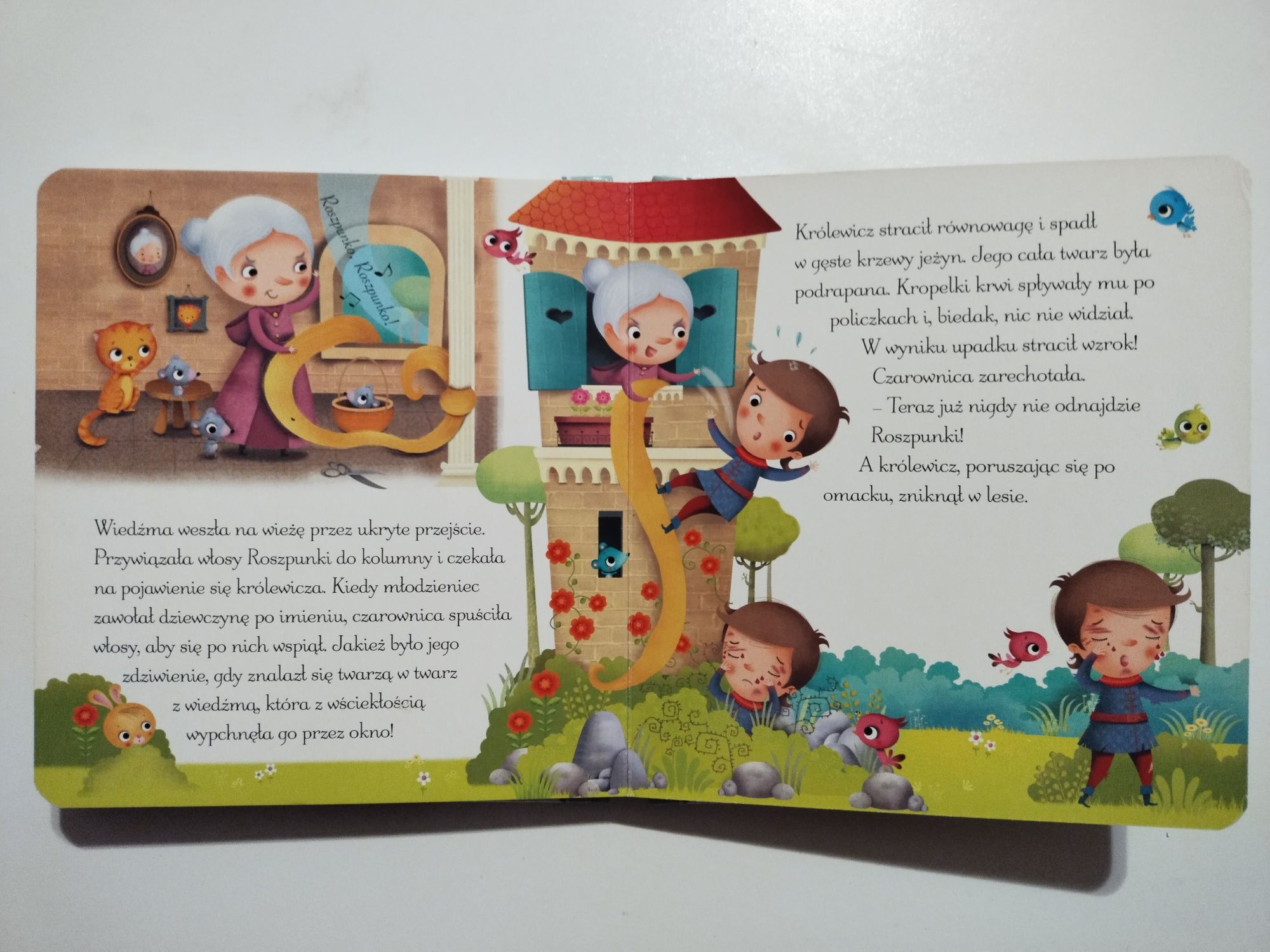 Книга Рапунцель Roszpunka для изучения польского языка