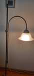 Mosiężna lampa podłogowa z ruchomym ramieniem Nr 2
