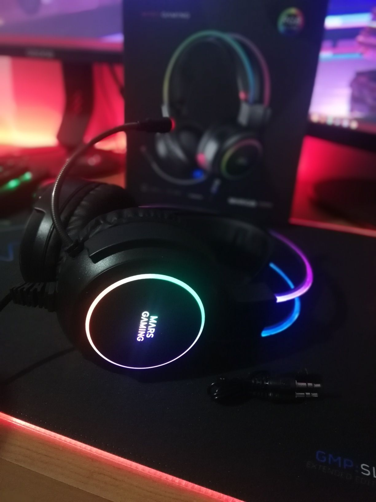 MHRGB HEADSET Gaming Mars Gaming