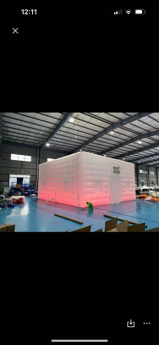 Namiot dmuchany imprezowy / bibownia