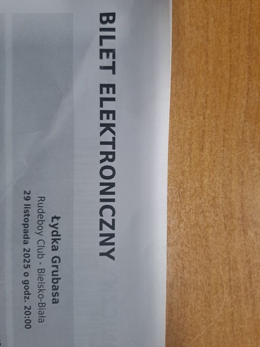 Bilet Łydka Grubasa Rudeboy Club Bielsko