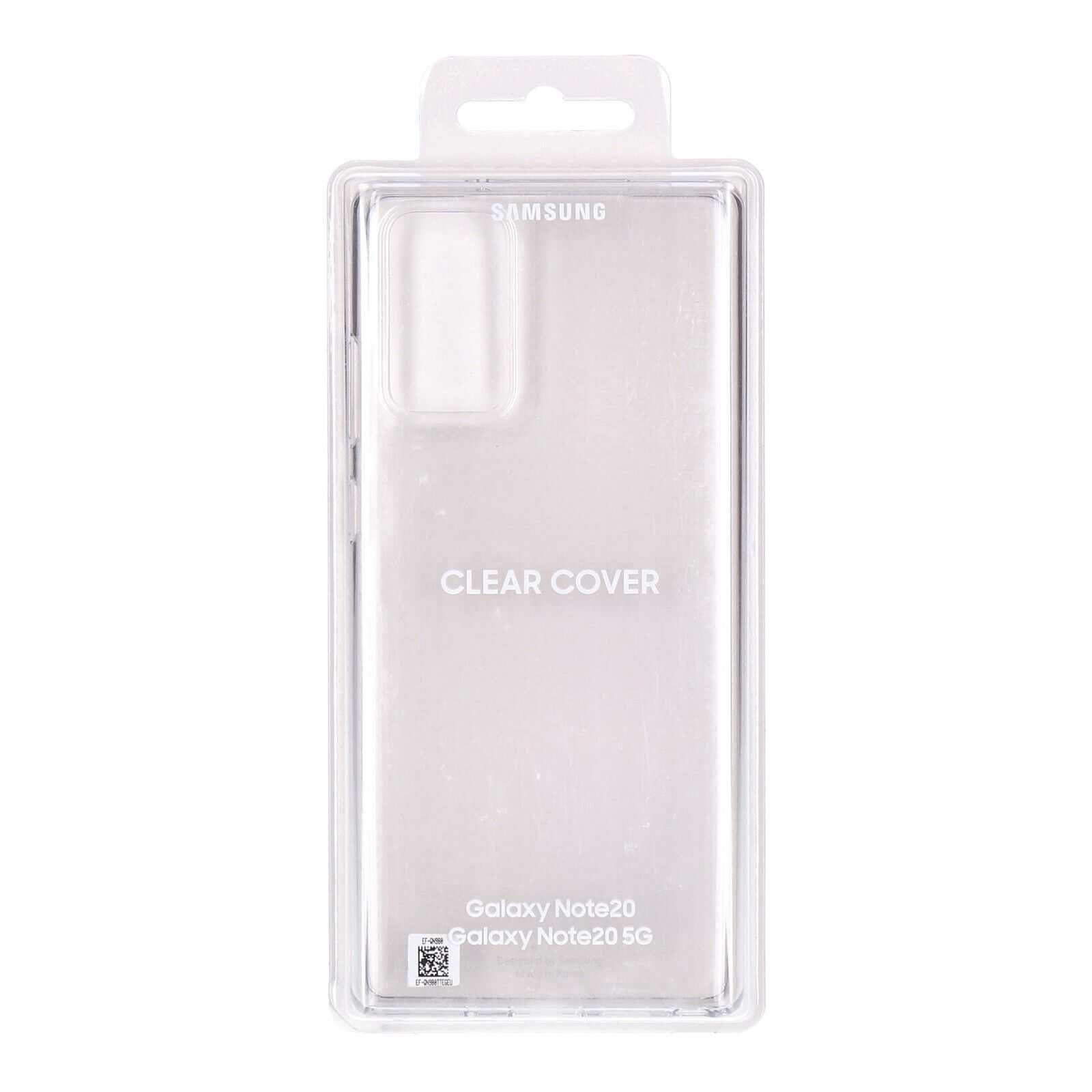 Оригинальный чехол Samsung Note 20 (Ultra) Clear Cover